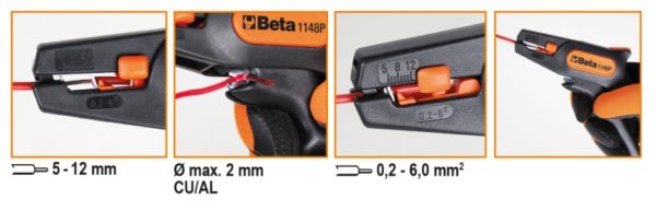 Wire stripping pliers, self-adjusting, with cutting device - Image 6