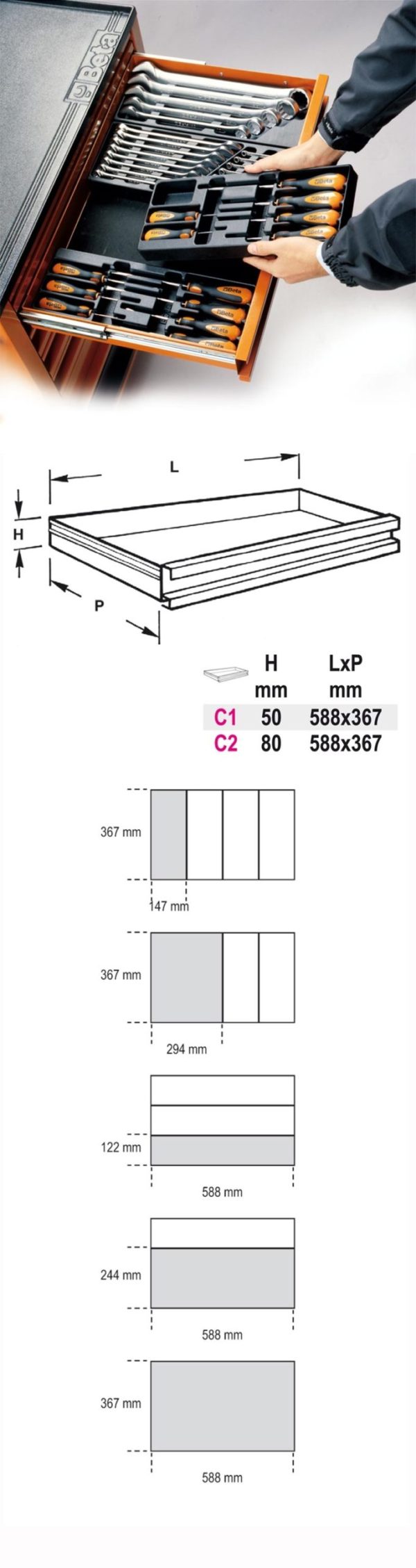 Thermoformed tray T113, empty - Image 2